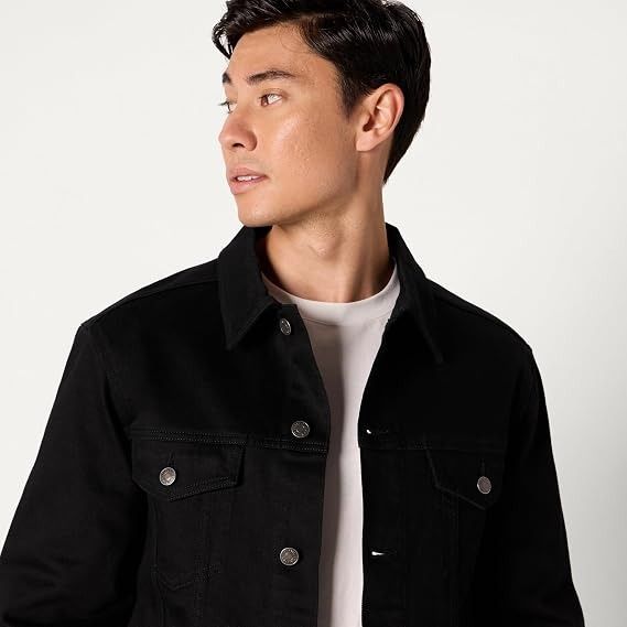 Black Denim Jacket image 1